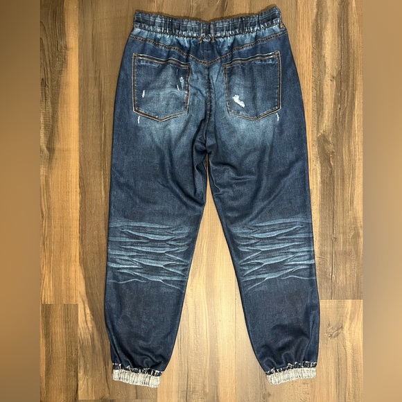 Democracy Skyrise Sublimated Jogger Pants Women’s Sz L Ab Technology Pull On NWT - Picture 3 of 15